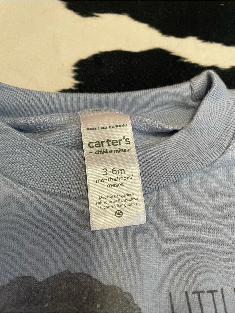 2/$12 Carter's Blue Rhino 'Little Explorer' Sweatshirt Outfit